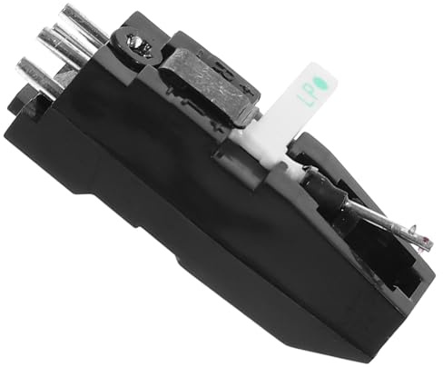 LALADEFIEE Cellule de Platine Vinyle Double Stylet Remplaçable Aiguille de Tourne-Disque Compatible Phonographe Vintage Pièce de Rechange Précise pour Platine Vinyle DJ