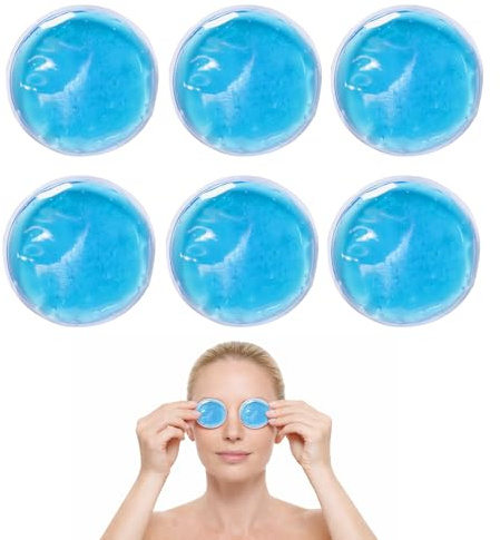 6 Stück Kleine Kühlpads Gel,Kühlpads Klein,Kühlakku Gel,Kühlakkus,Kühlpad,Kalt Warm Kompresse Kühlpack,Für Kopfschmerzen, Zahnschmerzen, Müde Augen, Stillen, Insektenstiche, Erste Hilfe,Weisheitszahn