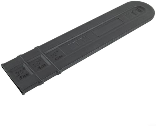 Niceminiwall 20 Noir Tronçonneuse Bar Cover Protection de Fourreau pour Jardin & Extérieur Power Equipment - Plaque de Guidage en Plastique, 50cm x 11cm x cm