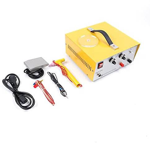 Poste à souder par points à impulsion 80 A - Or et argent - Pour bijoux - Kit de soudage DIY - Prise européenne 220 V