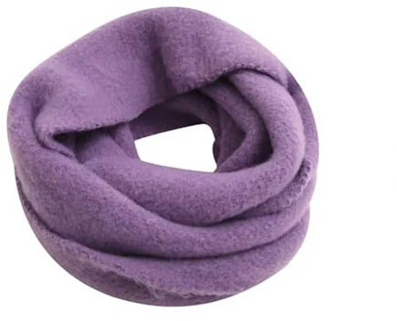 FASHION YOU WANT Damen Loopschal Strickschal Schlauchschal Schal Feinstrick einfarbig Rundschal (lila)