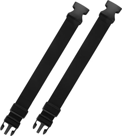 2Pcs Chest Strap for Backpack with Clip Adjustable Rucksack Chest Straps Bumbag Extender Strap Luggage Suitcases Cargo Tie Quick Release Buckle for School Bag Outside Travel Hiking Jogging Biking