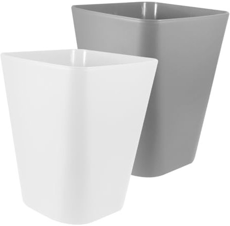 Operitacx 2 Stück Mülleimer Kompost Büroabfallkorb Auto Liner recyceln garbage disposal streugutbehälter trash can abfalleimer für badezimmer abfall greifer Hausmüll kann Plastikmüllbehälter