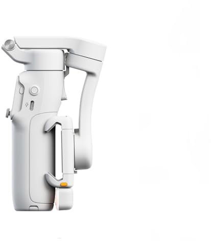 Hohem iSteady V3 Ultra Stabilisateur Smartphone Gimbal, Suivi AI, Contrôle par Gestes, 1.22‘’ Télécommande Tactile Amovible, Anti-Branle Supérieur, Tige d'Extension & Tripode pour Vlog TikTok (Blanc)