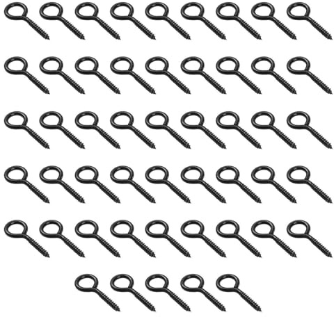 50 Pezzi Di Tunnel Di Pecore Nero Con La Bocca Chiusa, Viti Per Occhiali, Viti, Viti Di Fissaggio, Anelli Di Fissaggio, Tunnel A Vite Ad Alte Prestazioni.