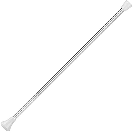 Elyebxj 1 st snurrande baton, snurrande baton för cheerleading & gymnastikföreställningar - vit, 46,5 cm/18,31 tum