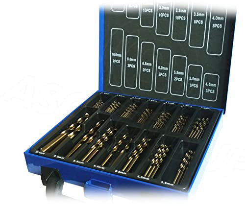 99pc-Cobalt-Bohrer Bit Set (CO/Inox) HSS Metall – Für Edelstahl