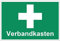 Schild Verbandskasten aus Alu/Dibond 140x200 mm - 3 mm stark