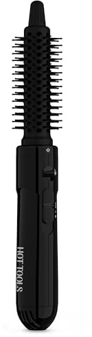 Hot Tools Pro Artist Hot Air Styling Brush | Style, Curl and Touch Ups (1”) Black