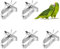 Papageien Obst Gemüse Feeder Clip 5 Stück Vögel Futterhalter Feeder Gerät Vogelkäfig Zubehör Metall Clips für Sittiche Wellensittiche Nymphensittiche