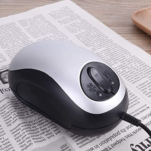 Electronic Low Vision Reading Aid - Portable Mouse Digital Magnifier with 10 Color Modes and Image Freeze for Visually Impaired, Parental Gift,Silver