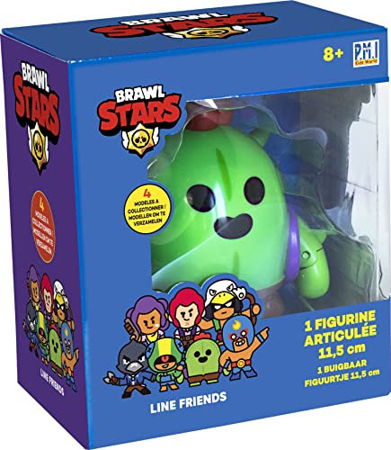Lansay Brawl Stars – 1 Figur mit Gelenken, 11,5 cm – Spike – Videospielfiguren – ab 8 Jahren