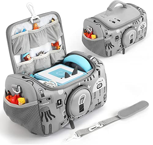 Tragetasche für Toniebox Starter Set, Aufbewahrungstasche für Audio Player, Zubehör Reisetasche (Gray)