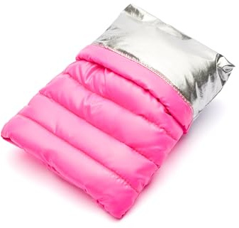 HAWKERS Padded Pouch Custodia per Occhiali, Pink-Silver, Taglia Unica Unisex-Adulto