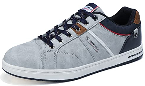 ARRIGO BELLO Chaussure Hommes Basket Ville Sneaker Cuir Taille 41-46 | Léger,Mode,Respirant,Résistant,Antidérapant,Confort,Décontracté,Marche,Quatre Saisons,Lacet,Sport,Outdoor