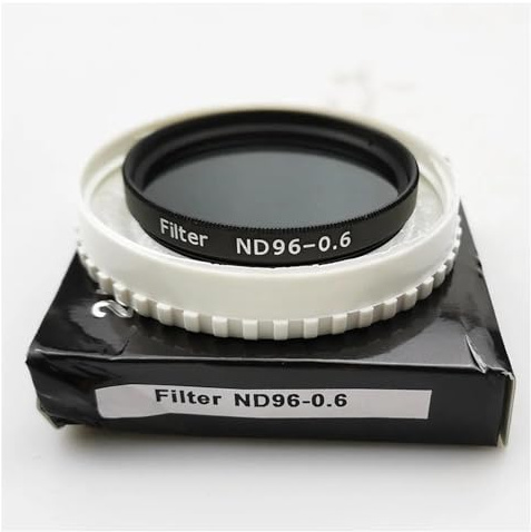 Telescope Accessories Telescope - Filtro telescópico de 5 cm, 6 vistas de color, rosca estándar universal en pulgadas (gris)