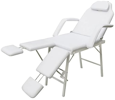Genérico Silla de Masaje y Tratamiento con Apoyo para piernas Ajustable, Blanca,Salud y Belleza,Cuidado Personal,Masaje y relajación,Sillones de Masaje,110042