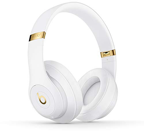 Beats Studio3 Over-Ear Bluetooth Kopfhörer mit Noise-Cancelling – Apple W1 Chip, Bluetooth der Klasse 1, aktives Noise-Cancelling, 22 Stunden Wiedergabe – Weiß