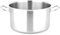 METRO Professional Fleischtopf HS-SPD16, Edelstahl, Ø 16 cm, 2.1 L, Höhe: 11.5 cm, Induktion, Ofenfest, silber