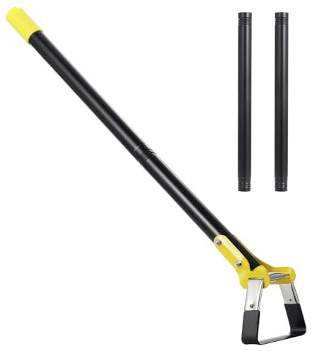 Coolty Hoe Outil de Jardin Houe de Jardin pour le Désherbage Jardinage Ajustable Long Manche Houe de Jardinage (79cm-153cm)