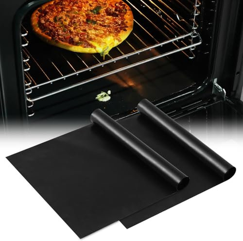 2 tappetini per barbecue a gas, 40,5 x 63,5 cm, antiaderenti per il fondo del forno, accessori per la casa e accessori da cucina