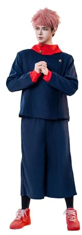 OSIAS Disfraz de Cosplay para Hombre Itadori Yuji High School (L)