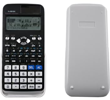 FX-991EX Calcolatrice Scientifica Multifunzione, Calcolatrice Scientifica con 522 Funzioni, Display 10+2 Schermi - Ideale per Studenti e Insegnanti, Ufficio, Nero