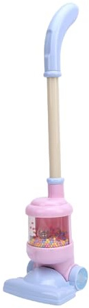 ZJchao Giocheo per Aspirapolvere per Bambini, Aspirapolvere Educativo per la Pulizia di Pulizia Interattiva per Bambini con Un Design Arrotondato in Sicurezza ABS e Camminata Stabile (Azzurro)