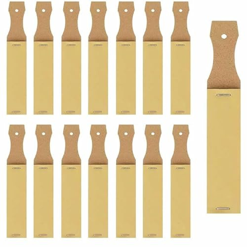 Lot de 50 taille-crayons en papier abrasif pour crayons, bâtons pastel, fusain, type plat