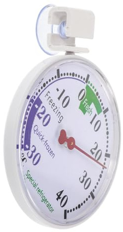 TOYANDONA Termómetro para Refrigerador y Congelador de Indicador de Temperatura Doméstico con Sensor de Alta Precisión Fácil Instalación Reutilizable para Conservación de Alimentos