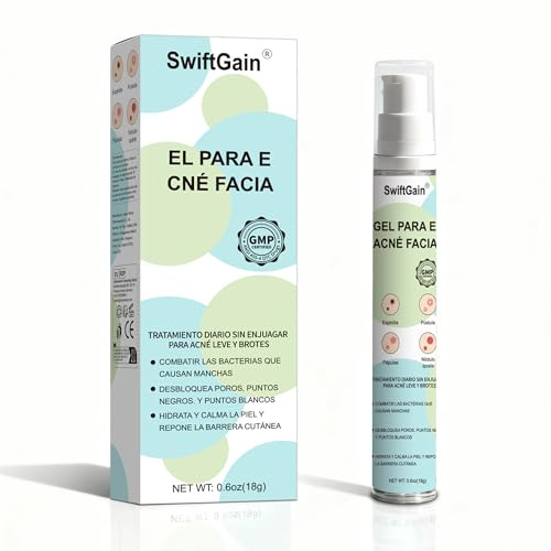 Crema facial para piel con tendencia acneica (18g) – Ayuda a reducir puntos negros y mejorar el aspecto de marcas – No comedogénico – Para piel grasa