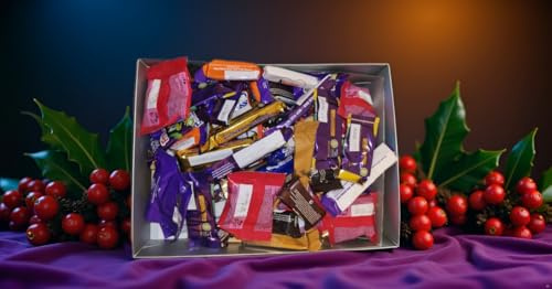BONANZA 60 CHOCOLATE HAMPER, SELECTION BOX. GIFT BOX. 60 BRANDED TREATSIZE BARS/BAGS.
