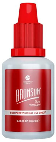 Teinture pour Cils et Sourcils BRONSUN® | Gel Teinté Extra Résistant | Longue Tenue | Teinture Hautement Pigmentée | Formule Sans Ammoniac (Remover 30ml) | Nouveau Design