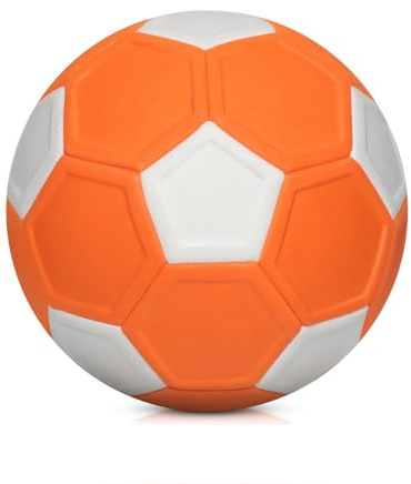 OYUUJII fotboll kurva boll, 20 cm fotboll kurvboll för barn böjd boll fotboll storlek 4 Eva gummi softboll unisex kurvboll barnfotboll för fotbollsträning inomhus och utomhus