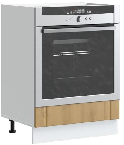 Refined Armario de Horno Lucca Madera Artesanal de Roble