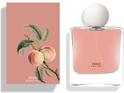 Peach Perfume - Perfume Oil with Peach Extract, Natural Fragrances For Men And Women, Long Lasting Fresh for Travel, Vegan, 50ml (50ml, 1Pc)
