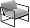 OUTLIV. Reef Loungesessel, Gartenstuhl, aus Aluminium und Sunbrella, der Moderne Blickfang in Ihrem Garten oder auf dem Balkon