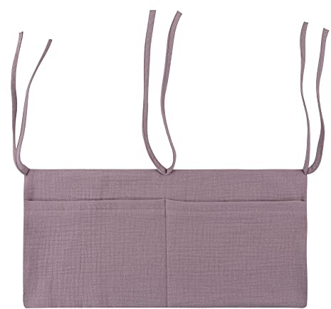 ISAKEN Sängväska, leksaksväska, babysäng, förvaringsväska, hängande förvaringsväska, babysäng arrangör, baby sängväska, för förvaring av leksaker, kläder, blöjor