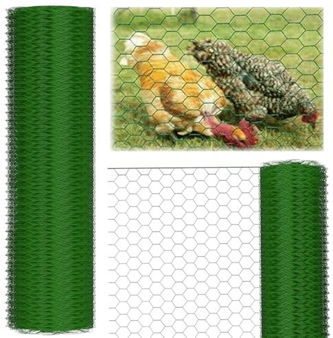 Maschendrahtzaun, Drahtzaun Geflecht, Hühnerzaun, Kaninchendraht, Hasengitter, Volierendraht, Drahtgeflecht, Forstzaun, Gartenzaun, Höhe 50cm, Länge 25m, Maschenweite 25x25mm