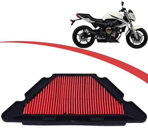 Runfarr Filtro d'aria per moto, filtro dell'aria d'aspirazione per moto per XJ6 2009-2014