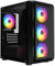 GameMax Icon Black Micro-ATX TG Gaming Case with 2 x Darkened Tempered Glass Panels & 4 x 12cm Inner-Ring ARGB Fans & 6-Port Hub