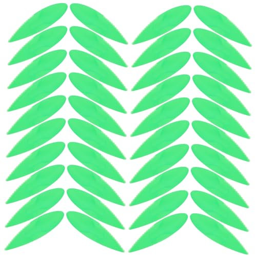 Abaodam Lot de 50 Éplucheurs De Kiwis Couteau De Cuisine en Plastique Couteau À Salade Cuillère À Creuser Couteau À Kiwi Éplucheur De Kiwi Couteau À Avocat Couteaux De Coupe en