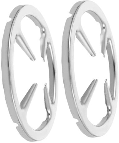 Lurrose 2 Pièces Anneau De Support Pour Wok Sur Brûleur à Gaz Support Pour Wok Antidérapant Pour Cuisinière à Gaz