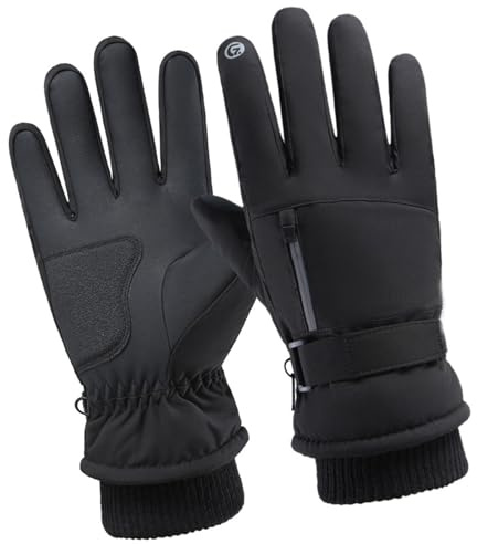 Maigridy Guantes de invierno, guantes de esquí de nieve, guantes de snowboard para hombre y mujer, accesorios de esquí al aire libre