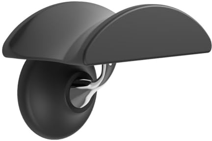 Gurtt Support de casque de bureau noir – Support mural pour écouteurs pour ranger les écouteurs, sacs à dos et parapluies