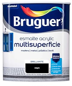 Bruguer Acrylic Multisuperficie Esmalte al agua Mate Negro 250 ml