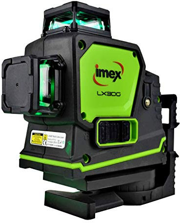 Imex LX3DG Green Beam Cross Line Laser Level 360 Degree Multi Line Laser Cased