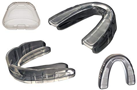 COOLLO SPORTS Boil and Bite Mouth Guard (Youth & Adult) SA Custom Fit Sport Mouthpiece for Basketball, Karate, Martial Arts, Wrestling, MMA (Free Case Included!) (Youth - Ages 10 & Below, 1-Pack)
