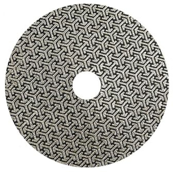 MiJunHD Electroplated Diamond Sanding Paper Sheet Pad,200Grit 3inch 75mm Grinding Sandpaper Pad Hook and Loop Backing for Metal Glass Porcelain Ceramic Hand Polishing & Trimming (1 Piece)