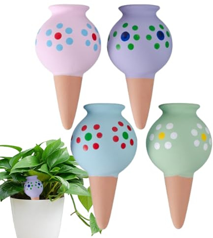 Globos de riego, esferas de riego para Plantas - 4 Piezas Accesorios de jardinería, Decorativa para Vacaciones y Viajes